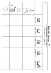 Battleship game. Is there? Fruits and prepositions