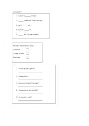 English Worksheet: CAN activities