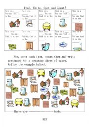 English Worksheet: Furniture & Appliances -Revision