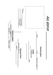English Worksheet: introduce your friend worksheet