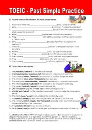 English Worksheet: TOEIC- Past Simple Practice