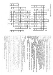 English Worksheet: crossword London