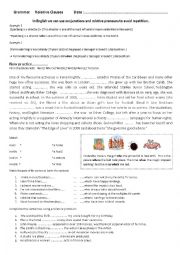 English Worksheet: Grammar practise