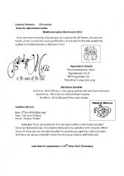 English Worksheet: Graphic Stimulus