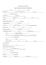 English Worksheet: Have you ever song by S club 7