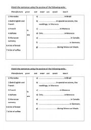 English Worksheet: Passive Voice