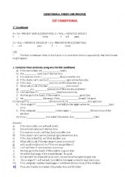 English Worksheet: Conditionals