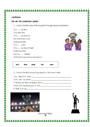 English Worksheet: Present Perfect Listening Activity