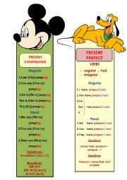 English Worksheet: grammar - rules (bookmarks)