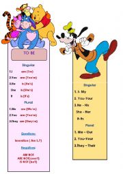 English Worksheet: to be, possessive adjectives