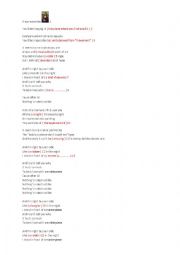 English Worksheet: to be in love with a master piece