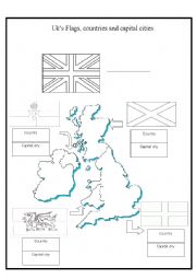 English Worksheet: The UK