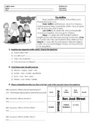 English Worksheet: Test/Exam Family Guy