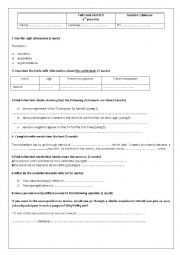 English Worksheet: The pretender