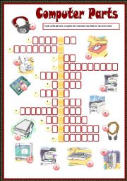 Parts of computer crossword