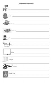 English Worksheet: Dictation practice