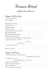 English Worksheet: Treasure Island - Ladybird