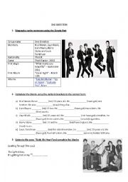 English Worksheet: One Direction - SONG: Stole my heart 