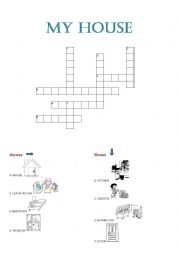 MY HOUSE - CROSSWORD