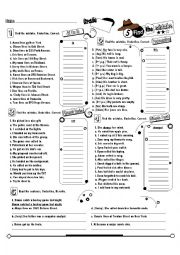 English Worksheet: Find the Mistakes_05 (Fully Editable + Key)