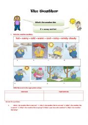 English Worksheet: Wheather