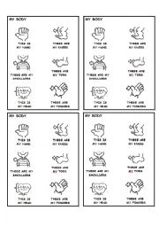 English Worksheet: Body Parts