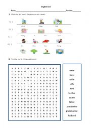 English Worksheet: Pronoun and verb to be