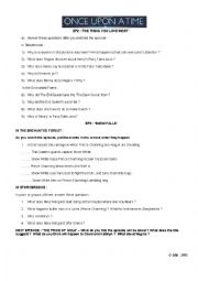 Once Upon a Time - Worksheet episodes 2 and 3