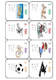 English Worksheet: ENgUno Card Game