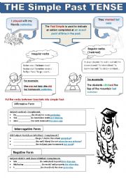 English Worksheet: Simple Past