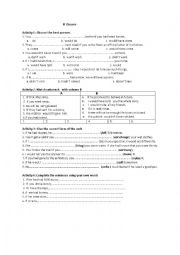 English Worksheet: If clauses