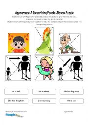 English Worksheet: Appearance - adjective
