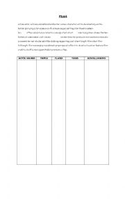 English Worksheet: Vocabulary  at the cinema