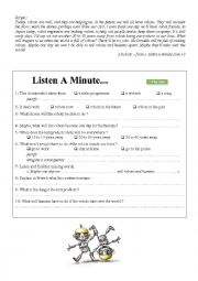 English Worksheet: Robots Listening Activity.