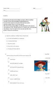 English Worksheet: simple present