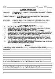 English Worksheet: Can You Make Hail