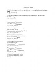 English Worksheet: Sailing by Rod Stewart