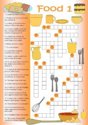 Food Crossword