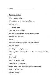English Worksheet: B junior The Magic Ball