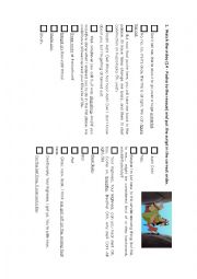 English Worksheet: The Emperors New Groove