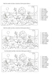 English Worksheet: Numbers from 1 to 20