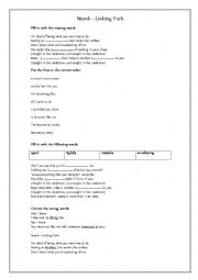 English Worksheet: Numb Linking Park