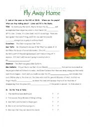 Fly Away Home 3 DVD Listening Exercises