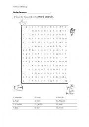 Wordsearch textbook: Little Bugs