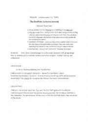 English Worksheet: gruffalo