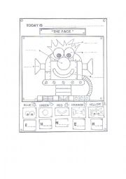 English Worksheet: PARTS OF THE FACE