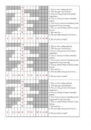 English Worksheet: Crossword 