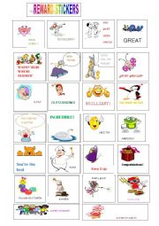 English Worksheet: Reward stickers 2