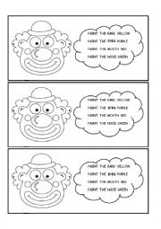 English Worksheet: Body Parts (face)