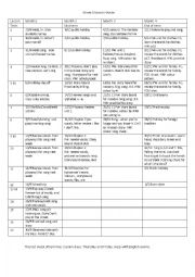 English Worksheet: Grade 1 lesson guide